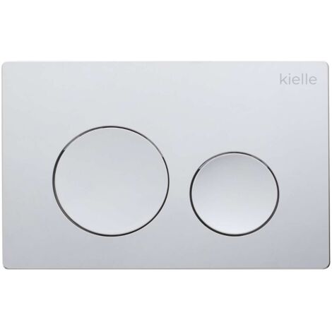 kielle Gemini New I - Pulsador de descarga, cromo brillante 70231000