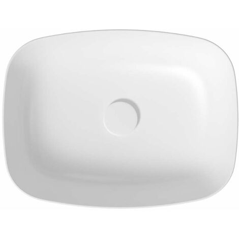 kielle Idolio - Lavabo da appoggio 50x38 cm, bianco 30624510