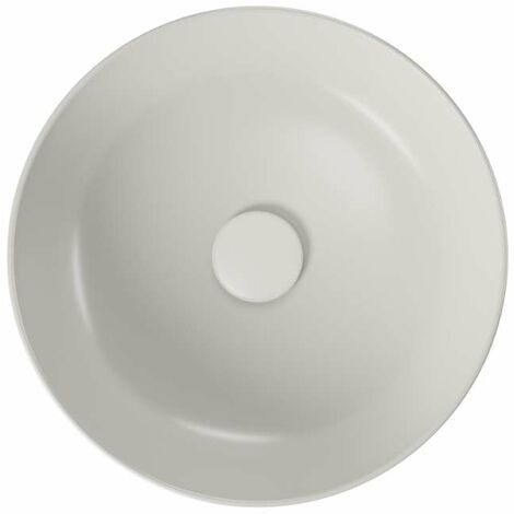 kielle Idolio - Lavabo da appoggio, diametro 40 cm, grigio 30624402