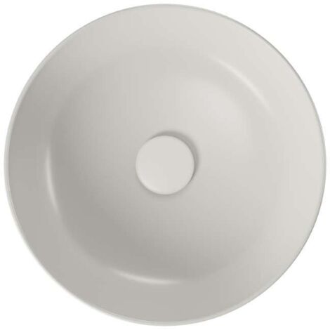 kielle Idolio - Lavabo sobre encimera, diámetro 40 cm, Gris 30624402