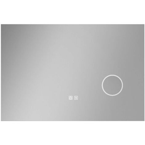 kielle Idolio - Miroir avec éclairage LED et chauffage, 60x80 cm, miroir cosmétique 50324011