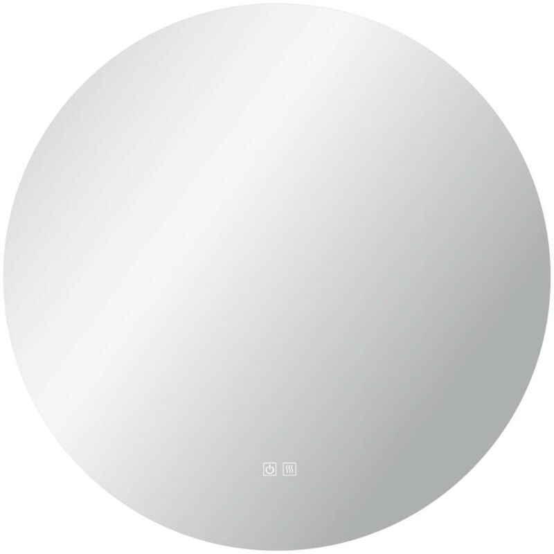 Kielle - Idolio - Miroir avec éclairage led et chauffage, diamètre 100 cm 50324071