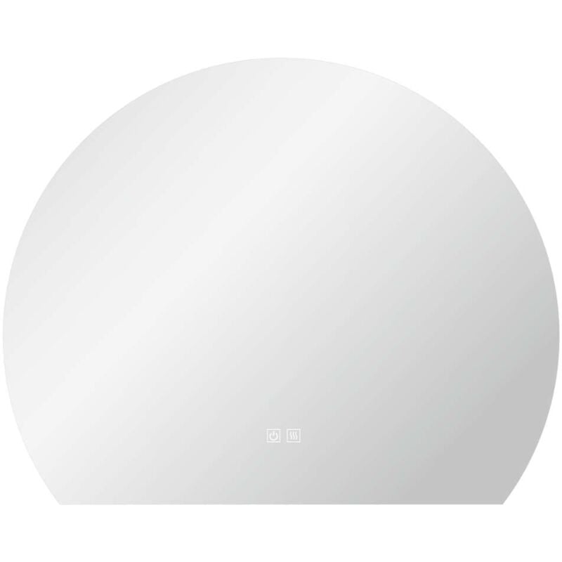 Kielle - Idolio - Miroir avec éclairage led et chauffage, diamètre 100 cm 50324091