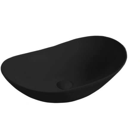 kielle Idolio - Vasque à poser 59x36 cm, noir mat 30624604