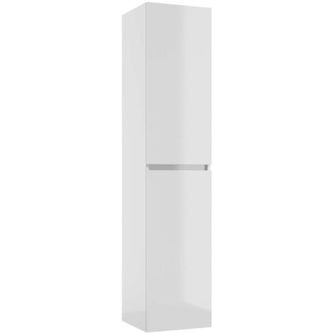 kielle Nefia - Hochschrank, Wandmontage, 160x35x35 cm, weiß glänzend 50027010