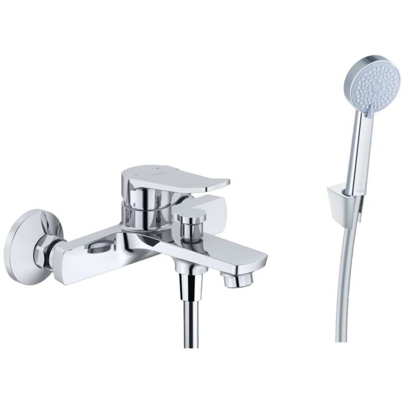 Nefia - Mitigeur de baignoire avec accessoires, chrome 10327SN60 - Kielle
