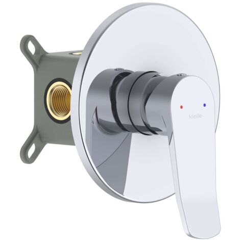 kielle Nefia - Unterputzarmatur für 1 Verbraucher, mit Einbaukörper, Chrom 10227200