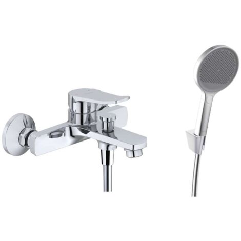 kielle Nefia - Wannenarmatur mit Zubehör EcoSpare, Chrom 10327SN90
