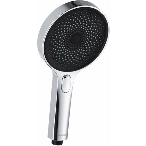 kielle Oudee - Duschkopf 130, 3 Strahlen, Chrom/Schwarz 20402000