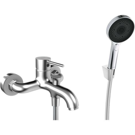 kielle Oudee - Miscelatore per vasca da bagno con accessori, cromo 10302SN10