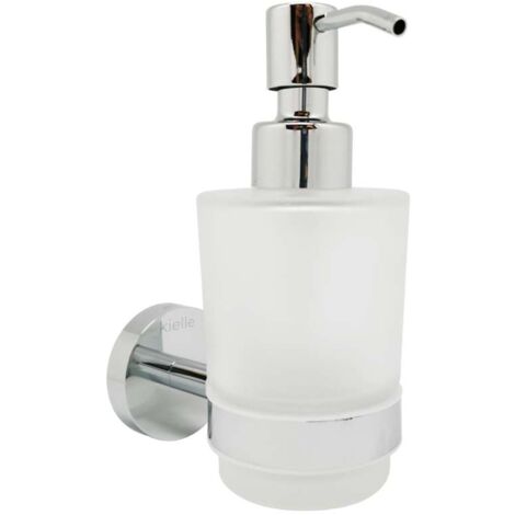 kielle Oudee - Seifenspender mit Halter, Glas matt/Chrom 40102000