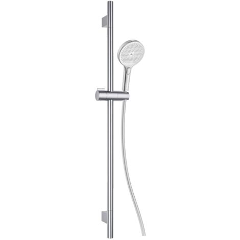 kielle Oudee - Set Handbrause, Stange und Schlauch, Chrom/weiß 20402SE50