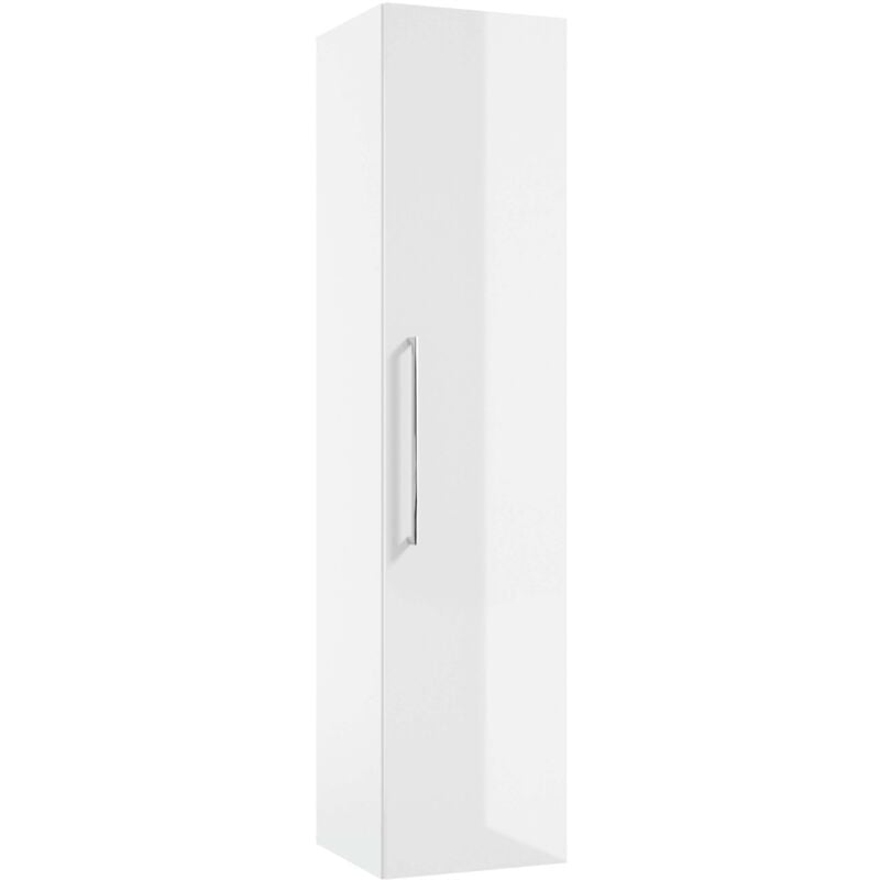 Kielle - Vega - Armoire haute à suspendre, 140x33x33 cm, blanc brillant 50218010