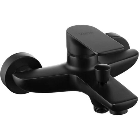 kielle Vega - Grifo de bañera, negro mate 10318104