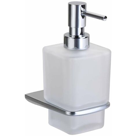 kielle Vega - Seifenspender mit Halter, Glas matt/Chrom 40118000