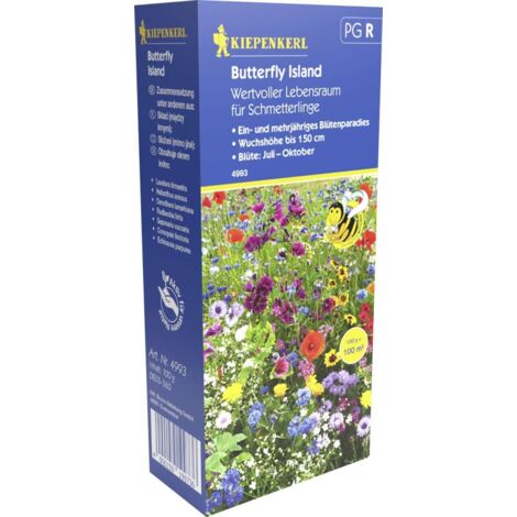 Kiepenkerl Blumenmischung Butterfly Island Inhalt reicht für ca. 100 m² Keine Angabe