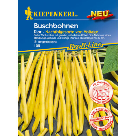 Kiepenkerl Buschbohne Dior Inhalt reicht für 6-8 lfd. Meter Gemüsesamen