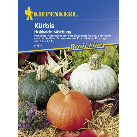 Kiepenkerl Kürbis Hokkaido Mischung Inhalt reicht für ca. 7 Pflanzen Gemüsesamen