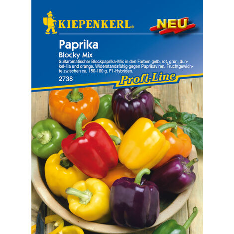KIEPENKERL® Paprika Blocky Mix - Gemüsesamen