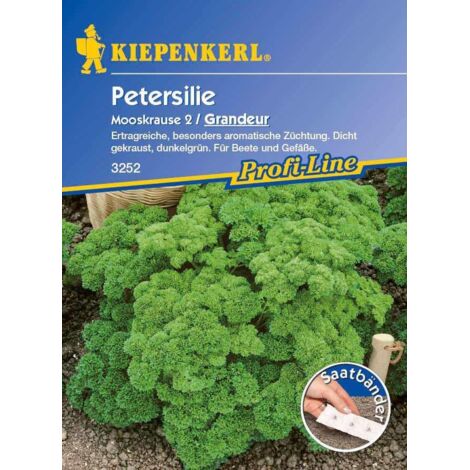 Kiepenkerl Petersilie Grandeur Petroselinum crispum var. crispum, Inhalt  ca. 5 lfd. Meter Kräutersamen
