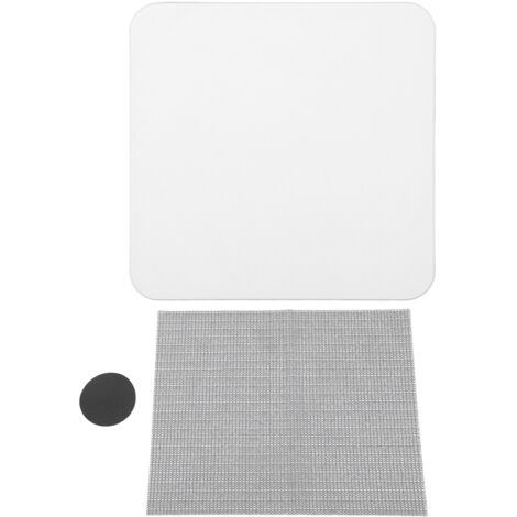 Kieselgur-Badematte, schnell absorbierend, rutschfest, 30x30 cm, weiß, ideal für Bad und Dusche.