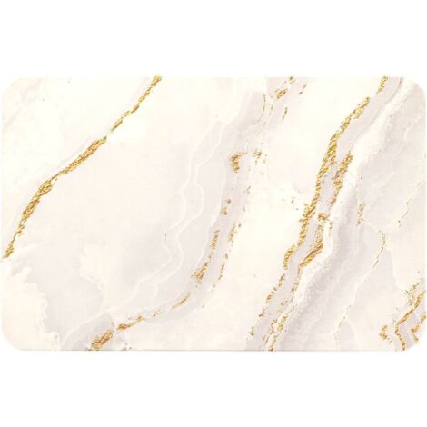 Kieselgurmatte 39x60 cm - marmor - Tendance