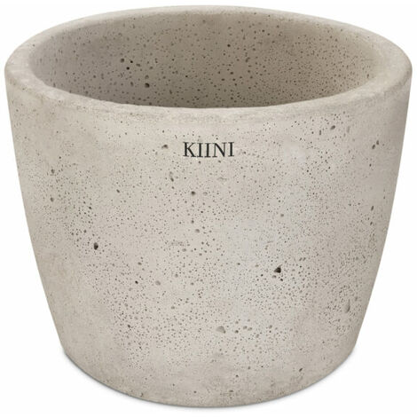 KIINI Beton-Outdoor-Topfblumen-Blumenständer für den Innenbereich - Garten L Beige