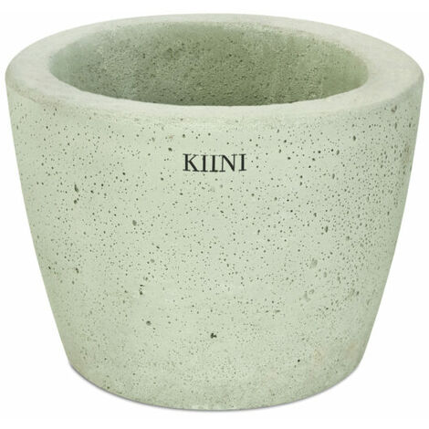KIINI Beton-Outdoor-Topfblumen-Blumenständer für den Innenbereich - Garten M Pistazie