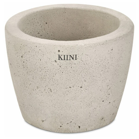 KIINI Beton-Outdoor-Topfblumen-Blumenständer für den Innenbereich - Garten S Beige