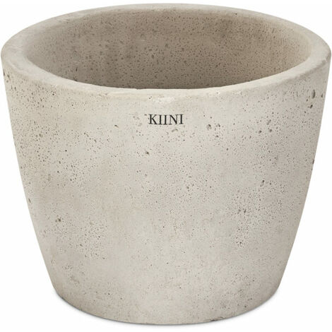 KIINI Beton-Outdoor-Topfblumen-Blumenständer für den Innenbereich - Garten XL Beige