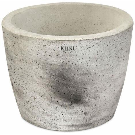 KIINI Beton-Outdoor-Topfblumen-Blumenständer für den Innenbereich - Garten XL Marmor