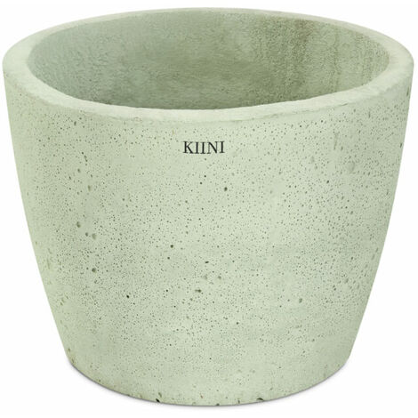 KIINI Beton-Outdoor-Topfblumen-Blumenständer für den Innenbereich - Garten XL Pistazie
