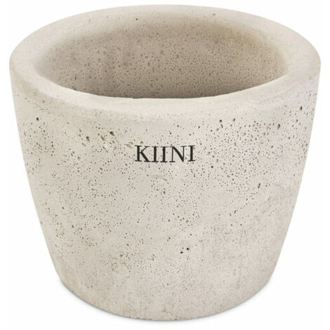 KIINI Beton-Outdoor-Topfblumen-Blumenständer für den Innenbereich - Garten XS Beige