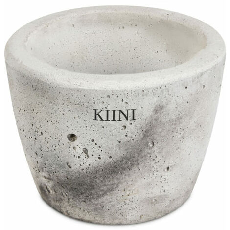 KIINI Beton-Outdoor-Topfblumen-Blumenständer für den Innenbereich - Garten XS Marmor