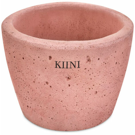 KIINI Beton-Outdoor-Topfblumen-Blumenständer für den Innenbereich - Garten XS Rosa