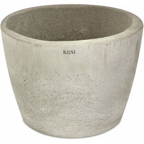 KIINI Beton-Outdoor-Topfblumen-Blumenständer für den Innenbereich - Garten XXL Grau