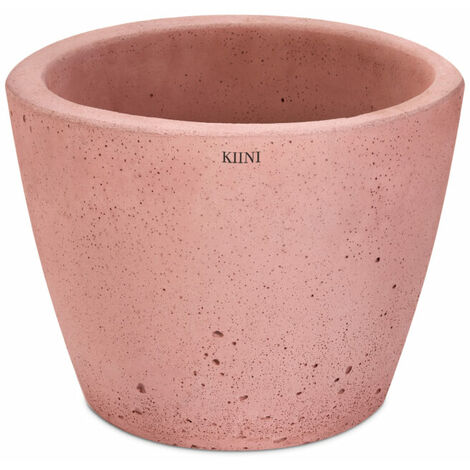 KIINI Beton-Outdoor-Topfblumen-Blumenständer für den Innenbereich - Garten XXL Rosa