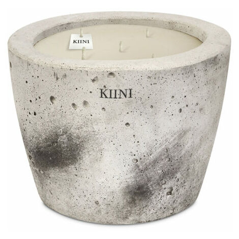 KIINI Betonkerze Sojawachs Modernes Design S Marmor