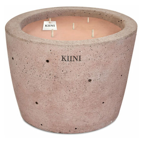 KIINI Betonkerze Sojawachs Modernes Design S Schokolade