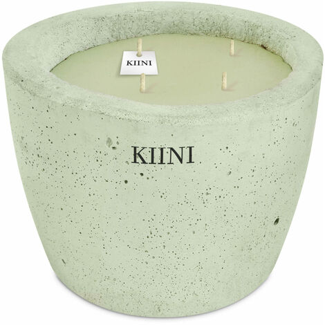 KIINI Betonkerze Sojawachs Modernes Design XS Pistazie