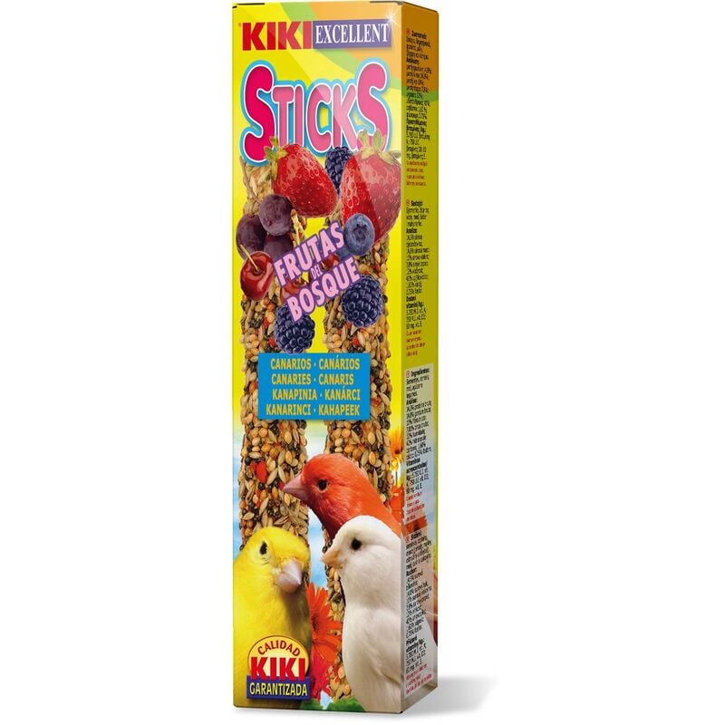 

Barritas Sticks Frutas Del Bosque Canario 2uds - Kiki