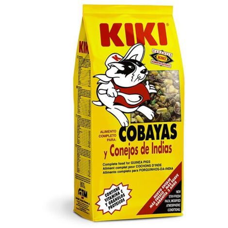 Kiki Cobayas y Conejos de Indias - Alimento Completo para Cobayas y Conejos de Indias - 800 g
