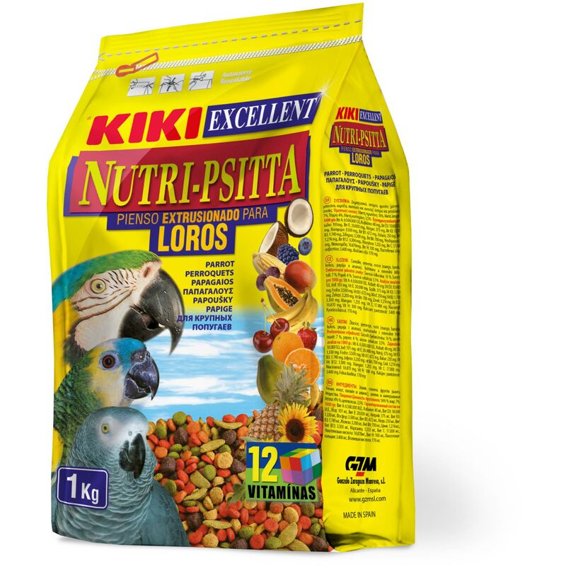 

Excelltent Nutri-Psitta para Loros 1kg - Kiki