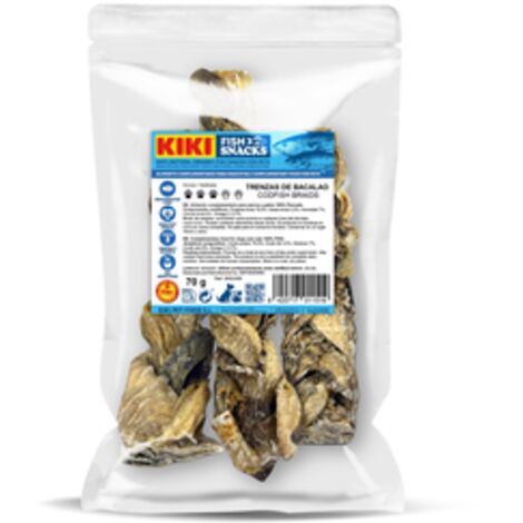 Kiki Fish Snack - Snack de Trenzas de Bacalao - 70 g