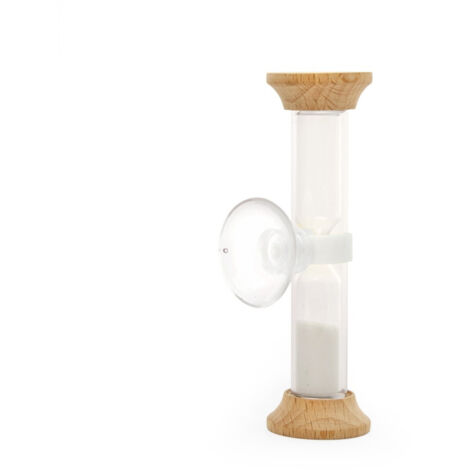 Kikkerland Sablier de douche 5 minutes transparent