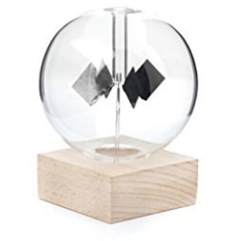 Kikkerland Solare Radiometro, 11.8 x 11.2 x 15.9 cm, Legno, per Matrimonio