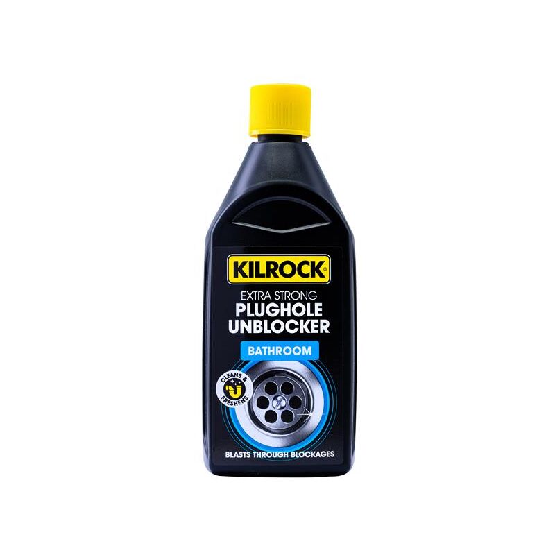Kilrock - kbbathroom Kil-Block Bathroom Plughole Unblocker 500ml kilkbbath