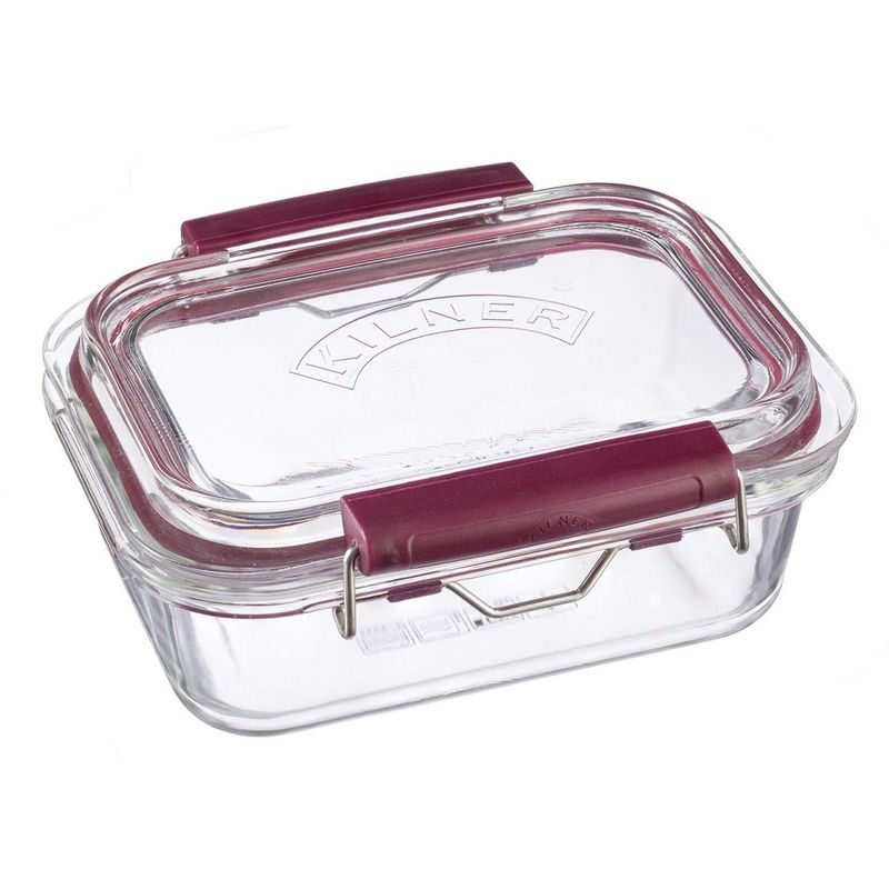 Fresh Storage - Stackable Airtight Glass Food Container - 0.6 Litre - Kilner