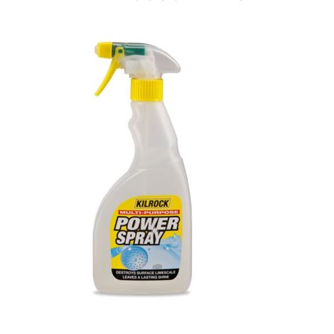 Kilrock POWERSPRAY Limescale Remover Power Spray Cleaner 500ml Trigger Spray KILPSPRAY