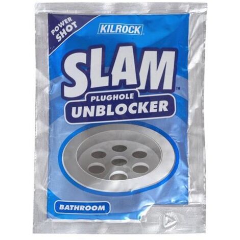 Kilrock SLAMBATH-12 SLAM Plughole Unblocker Bathroom KILSLAMBATH